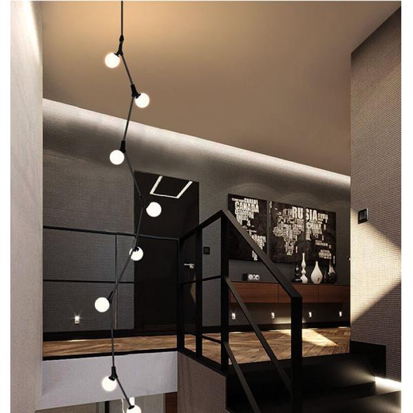Creative Tree Branch Chandelier Villa Staircase Ceiling Glass Ball Chandelier Lights（WH-NC-72)