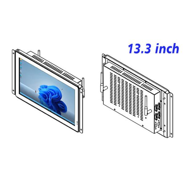 13.3-Inch Windows Industrial Display for Logistics Systems, Security Surveillance, Energy Monitoring, and Corporate Workspaces