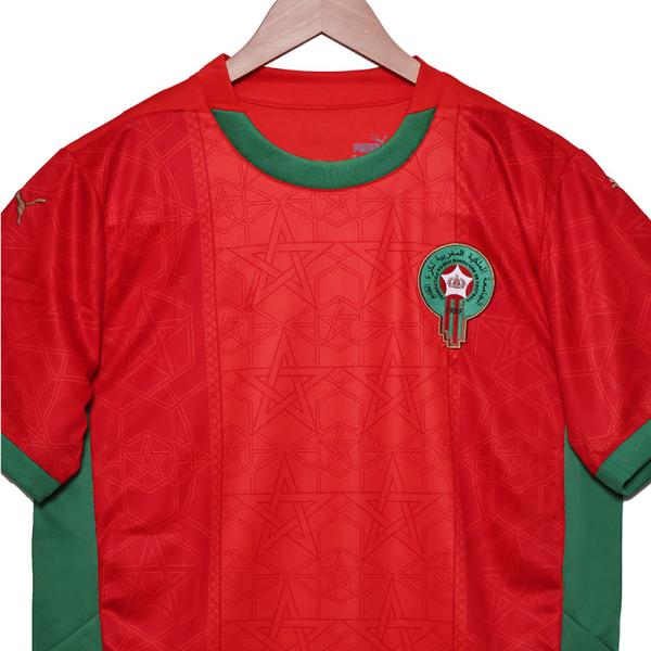 2025-2026 Édition du Maroc Fan Home Jersey Groupe Personnalisation