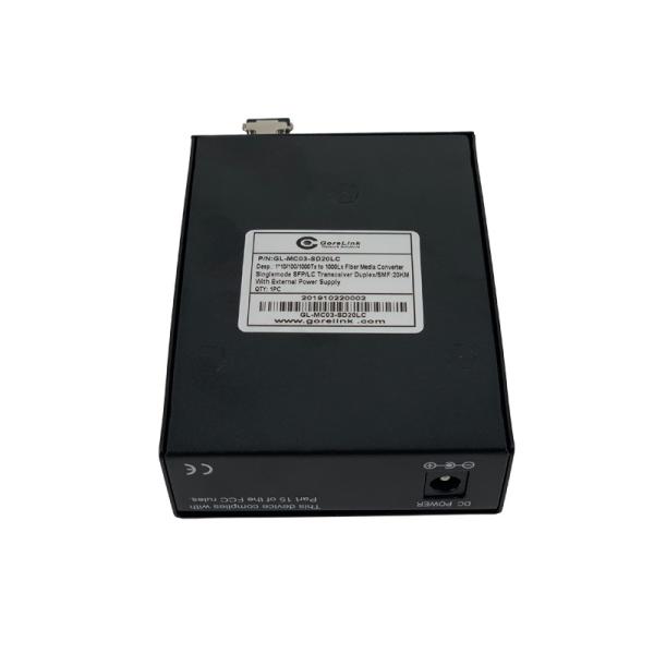 SFP to SFP Fiber Media Converter Loaded 1.25G SFP module Singlemode SMF 1310nm Dual SFP module