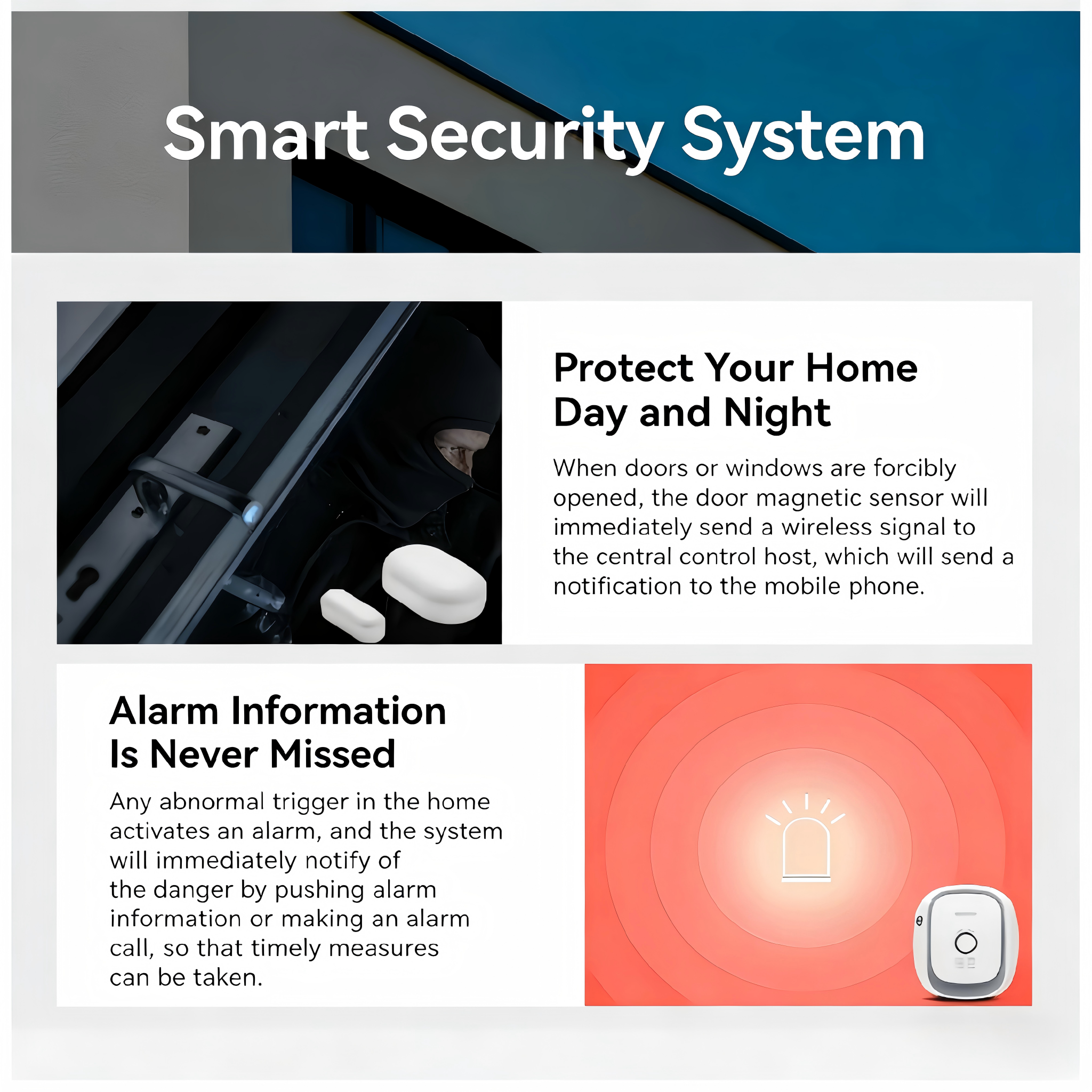 ODM Fully Smart Home Automation Devices Systems Mesh Network Water Leak Detection