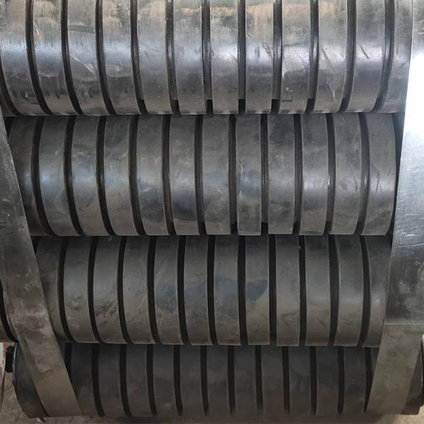 Rubber Lagging 219mm Conveyor Impact Roller For Belt Conveyor