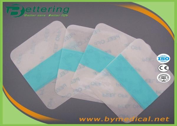 IV Cannula Polyurethane Film Waterproof Wound Dressing Breathable With Latex Free