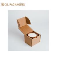Impressão a cores personalizada de papel kraft papel rígido cartão de papel caixa de embalagem de presente para vela