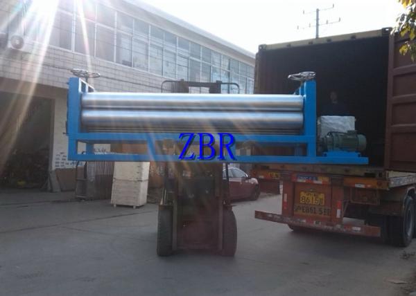 6Kw Round Wave Roof Making Machine Barrel Drum Type 5000X 2000X1650 mm