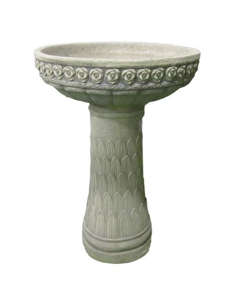 Contemporary Large Bird Bath Bowl With Antique / Ice - Cream Color
