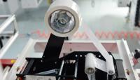Stainless Steel Automatic Carton Sealer Machine Belt Speed 18-20 Meter/Min