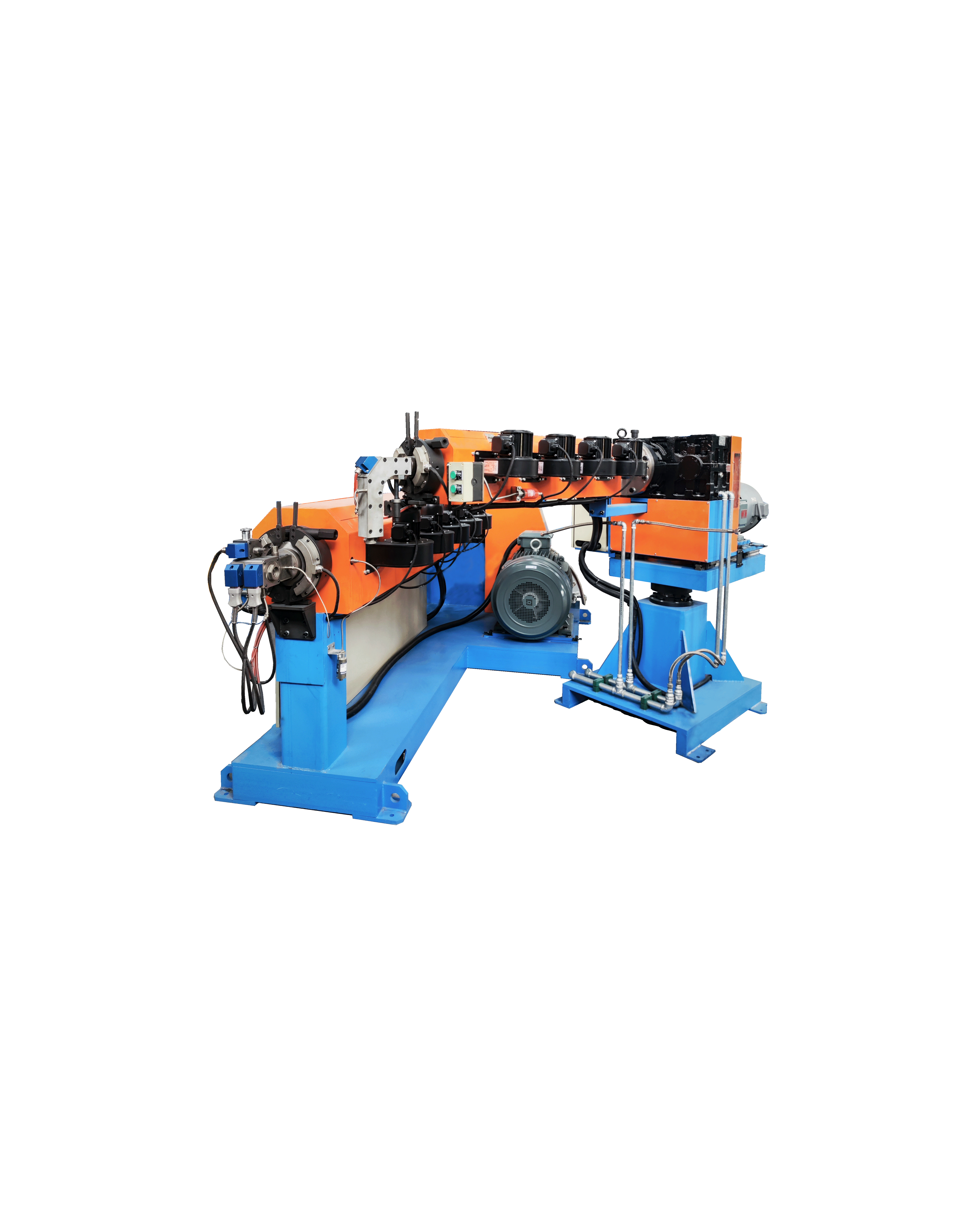90+50 High-Speed Co-Extrusion Machine with Dual Extruder, 38CrMoAlA Nitrided Alloy Steel Screws, and Real-Time Pressure Monitoring