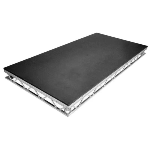 Square Aluminium Stage Deck Black Waterproof Modular Stage Platform