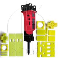 amortisseur élastique de plat de côté de protection de briseur de polyuréthane de pièces de coussin supérieur hydraulique d'amortisseur pour HB3600 HB4000 HB4200