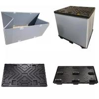 Boîtes à palettes en plastique personnalisées de 2 mm à 11 mm Boîtes de déménagement pliables réutilisables