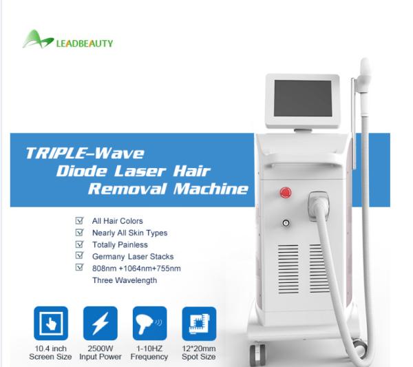 Medical CE approved diode laser hair removal 808 / 808nm laser permanent hair removal / diode laser 808 machine