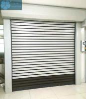 portas de alumínio exteriores da garagem do obturador do rolo de 380V 1.2m/S