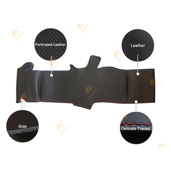 Apricot Suede 3-Spoke Steering Wheel Cover for BMW E90 E91 E92 E93 E87 E81 E82 E88 X1 E84