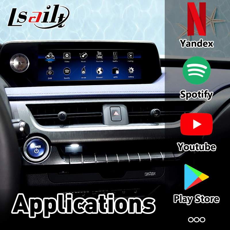 Коробка андроида GPS для интерфейса 2013-2021 видео- с CarPlay, YouTube, автомобиль андроида LEXUS LX570 LC500h андроида Lsailt