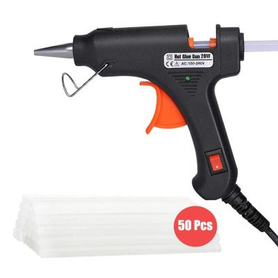 220V/50HZ 20W High Temp Heavy Duty Hot Melt Glue Gun Kit With 50pcs For DIY