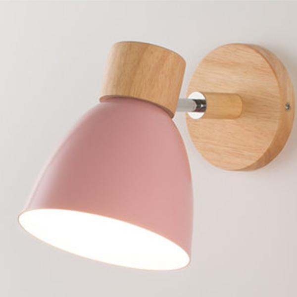 Wooden Wall lights bedside E27 Bulb wall Lamp modern led wall lamp (WH-OR-169)