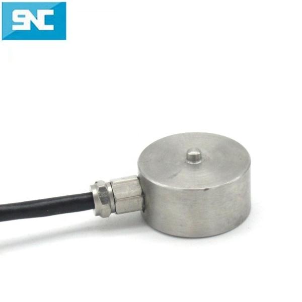 Sensibilité 1.5±0.2 % mv/v Cellule de charge à bouton subminiature 300kg 500kg avec haute sensibilité et théorie du capteur de résistance