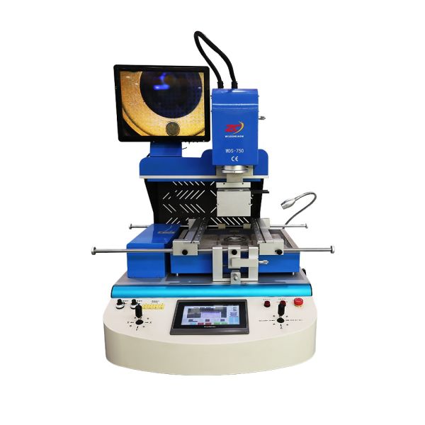WDS-750 7600W Power BGA Rework Station with ±1°C Temperature Control and HD Optical Alignment for Precision Chip Replacement
