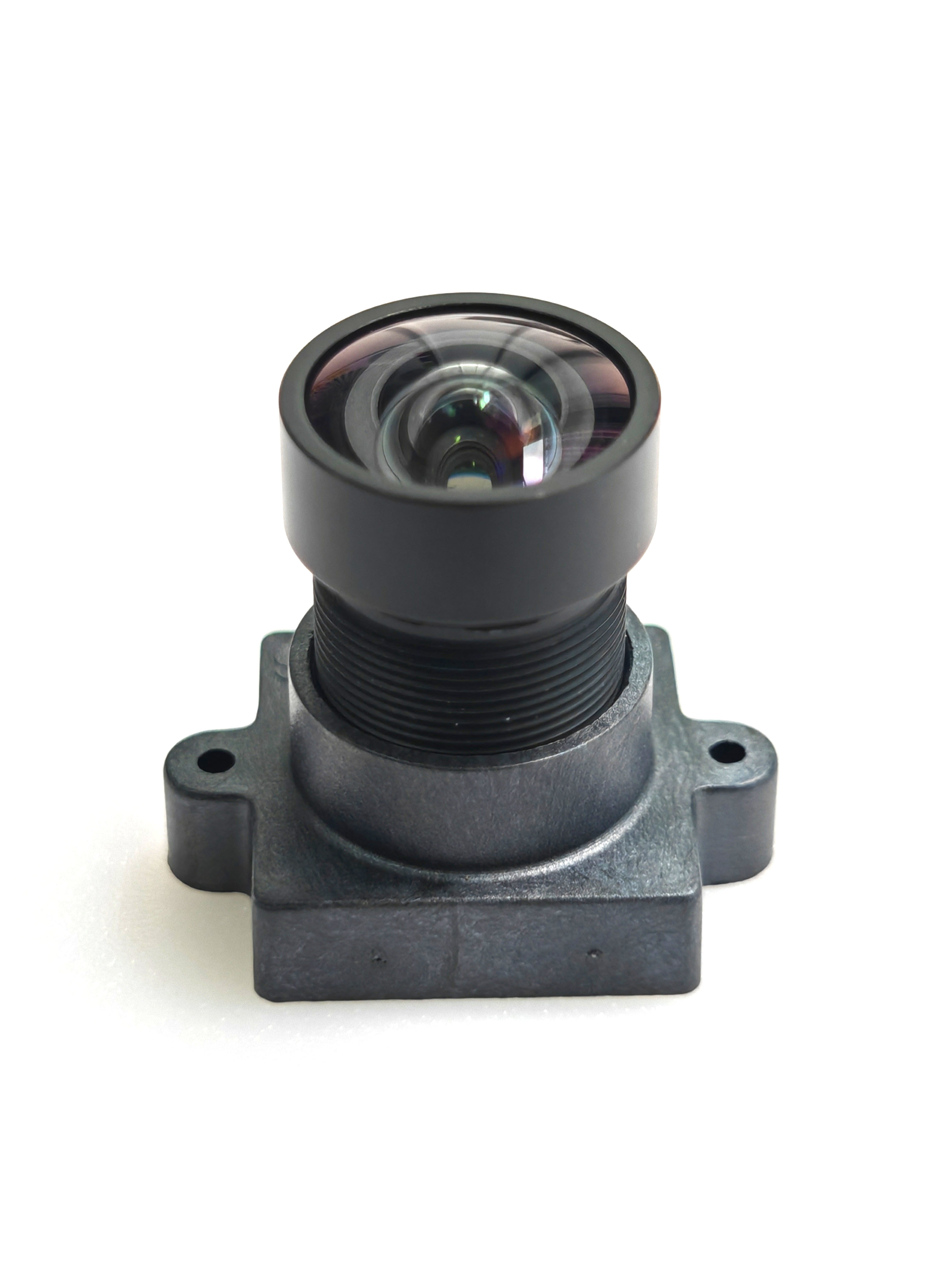 3.2mm F2.0 Ultra Low Distortion M12 Lens 4G2P+IR IP69 Waterproof 93 Deg FOV for 1/3 Sensor Industrial Automotive Camera