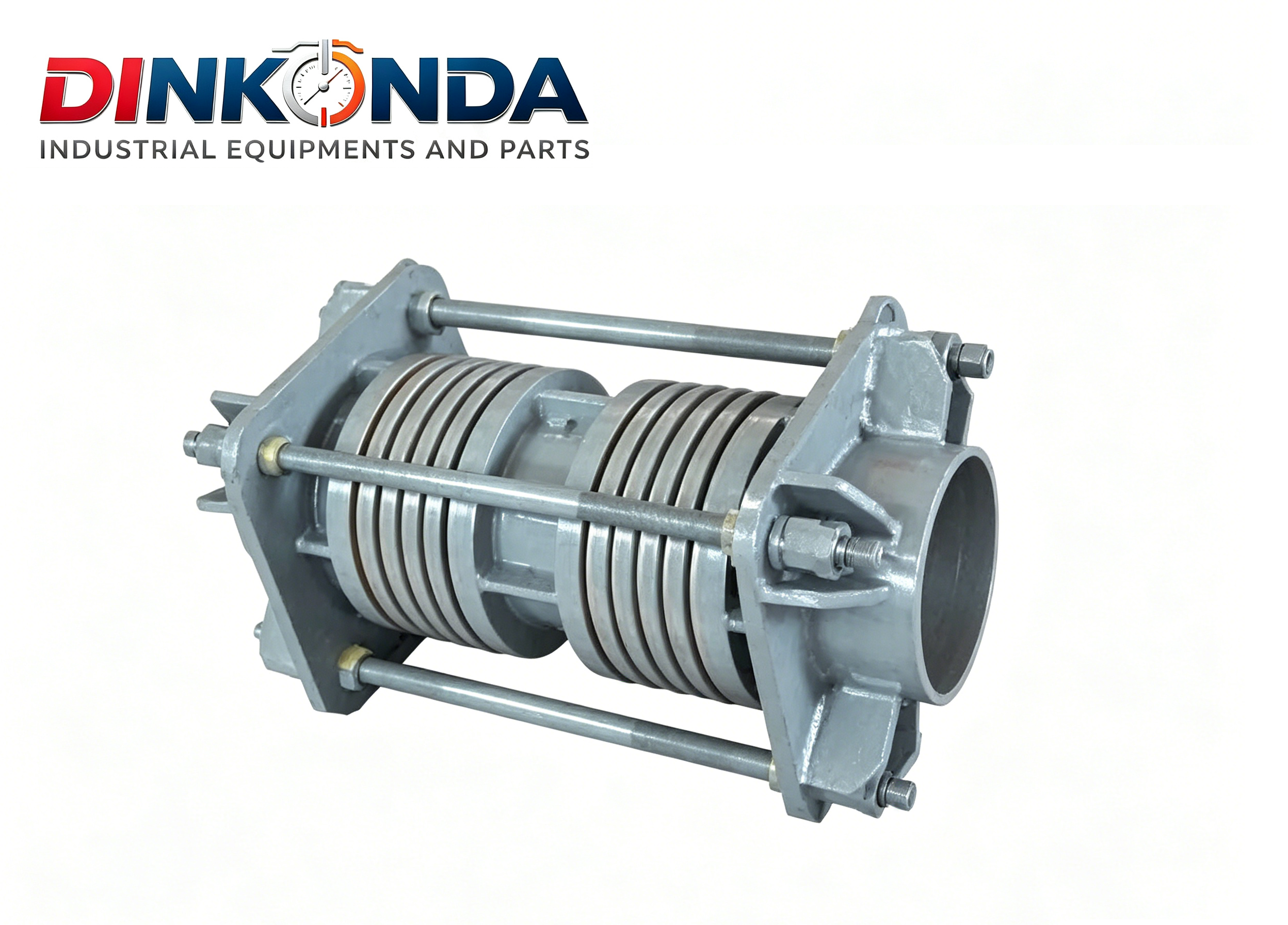 DINKONDA GLOBAL Power Plants Special Medium Low Pressure And High Temperature Pipelines Armored Large Pull Rod Transverse Expansion Joint Flexible Compensator