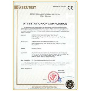 Jiangyin Huake Machinery Co.,Ltd Certifications