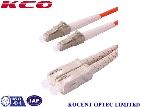 1.0m Sc Lc Patch Cord Muti Mode DX 1.0m 2.0m Length 62.5/125 Cores