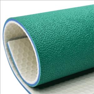 Indoor PVC Rubber Floor Mat 3.5-10mm Thickness Super Wear-Resistant Anti-Slip Sport Court Mat for Gym and Dance Room