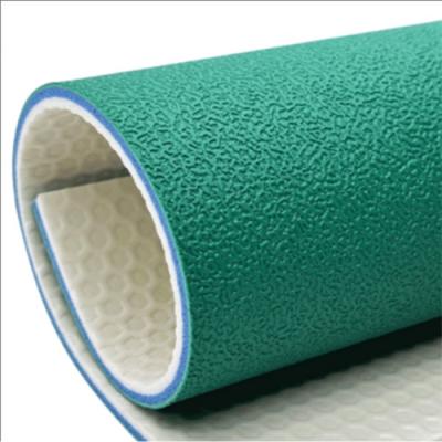 Indoor Court PVC Rubber Floor Mat 3.5-10mm Thickness Sport PVC Flooring For Volleyball Badminton Tennis Dance Room Gym