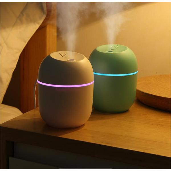 USB RGB Light Mini Car Water Drop Desktop Aromatherapy Air Humidifier for Household