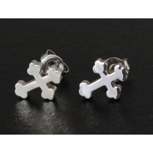 Personalized body piercing jewelry stainless steel cross stud earrings for women