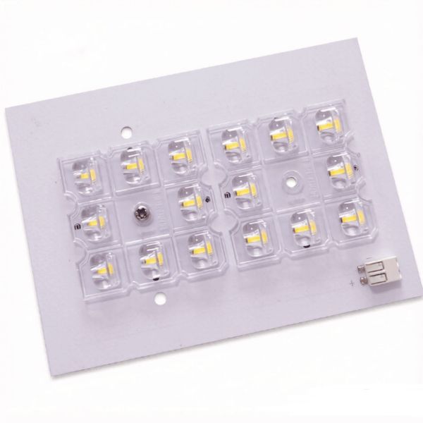 16 LED Street Light Module PCB Board with XTE2 XPG3 LED Chip and 147x72 Degree Beam Angle