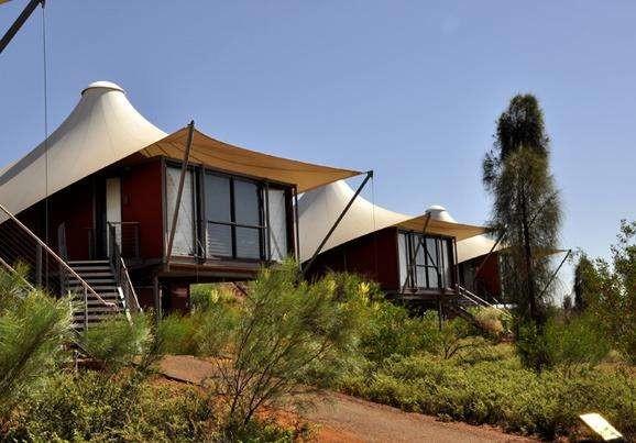 Luxury Resort Vacation Resort Canopy Large Camp Tent Hotel With Lining / Floor