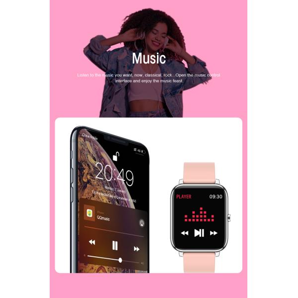 Люди и женщины дозора самого нового дизайна умные 8 языков касаются воде сна IP67 кислорода крови тарифа сердца фитнеса спорт экрана