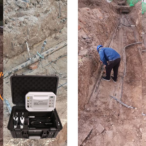 Localisateur de défaut de câble souterrain avec outil de piqûre à distance