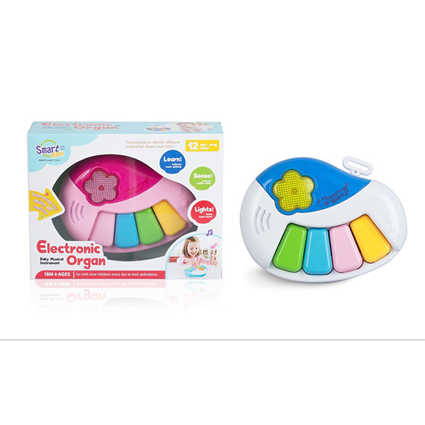 Frog Music Drum Piano Newborn Baby Toys W / Lights Educational Instrument