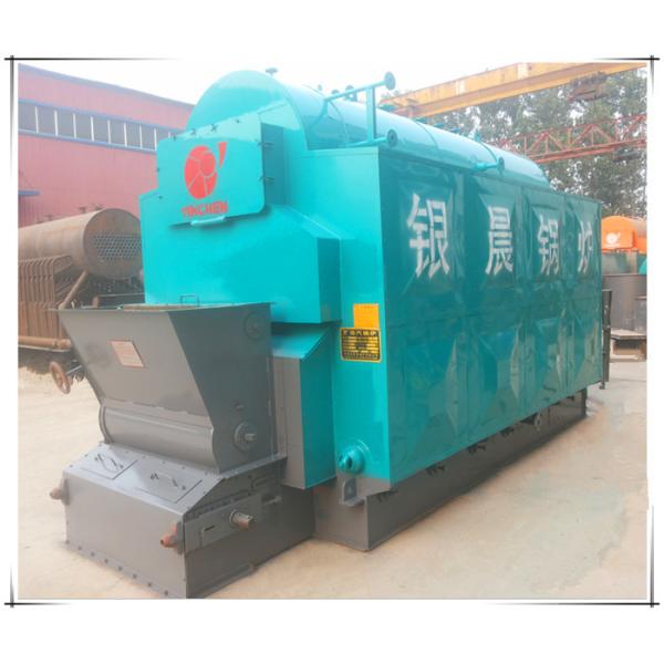 Textile Industry Fire And Water Tube Boiler / Coal Wood Pellet Fired Steam Boiler