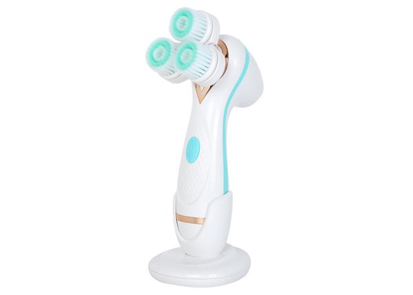 Waterproof Electric Facial Cleanser 3 Replacement Heads 12 Months Warranty