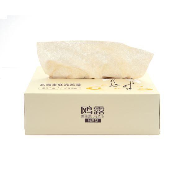 High Quality Skin Friendly Ultra Soft Bamboo Baby Facial Dry Face Tissue Paper Face Towel