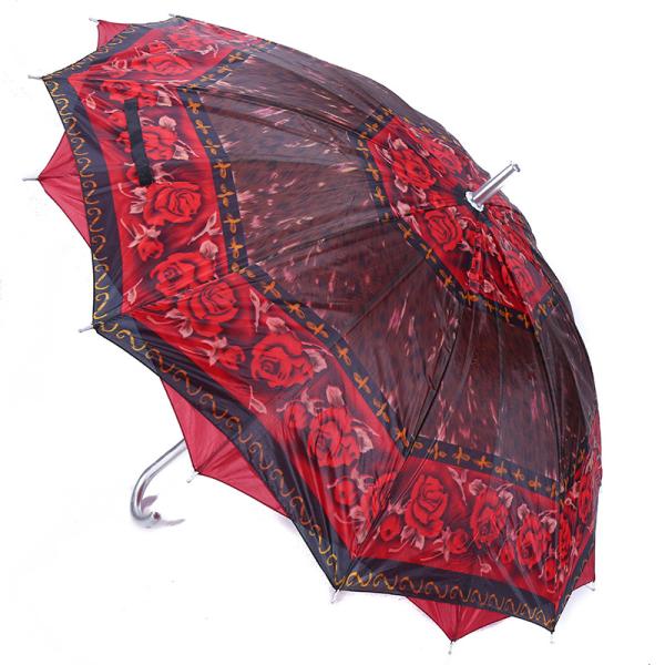 Minimalism Style 16K 23inch Double Layer Straight Umbrella for All in 1 Functionality
