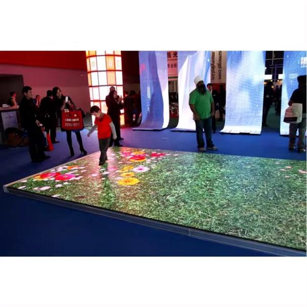 Most Popular White Starlit RGB LED Dance Floor Panels For Wedding DJ Bar Party Twinkling Light Dance Floor Tile