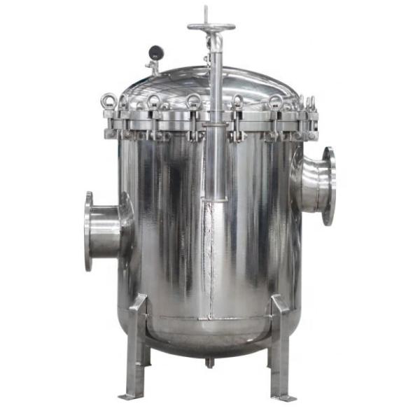 6 150 Flange Side In/Out 100 PSI Multi-bag 304 SS Filter Housing for Optimal Filtration
