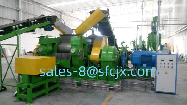 Ligne de production de machines de recyclage de pneus entièrement automatiques personnalisées