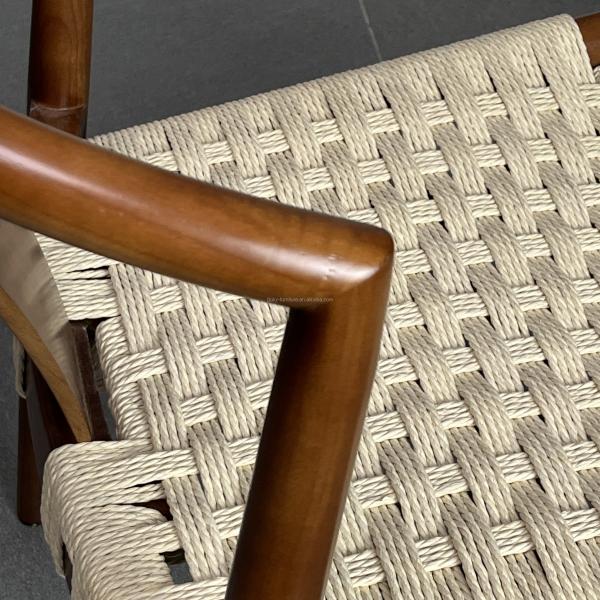 Restaurant Stackable Design Wood Dining Chair with Adjustable Height and Mail Packing