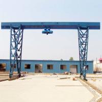 Tipo elétrico de controle remoto guindaste do fardo de 5 Ton Single Girder Gantry Crane de pórtico