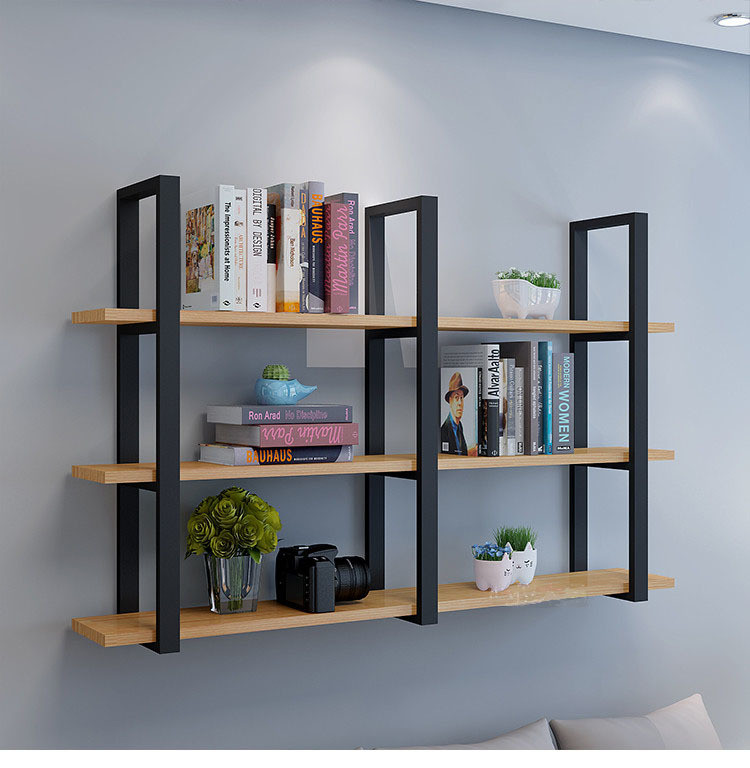 Living Room Furniture Modern Wall Mounted Wooden Shelf Unit Design Hanging NO Folded