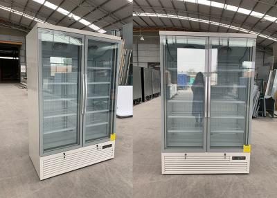 Dos refrigeradores de vidro da exposição da porta do dobro R290 degelo automático