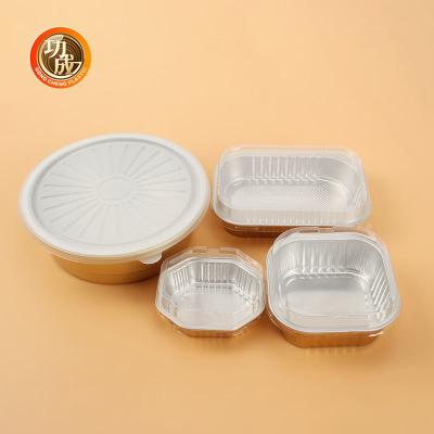 Folha de alumínio descartável de recipiente de alimento para viagem que coze Tray Barbecue Pan