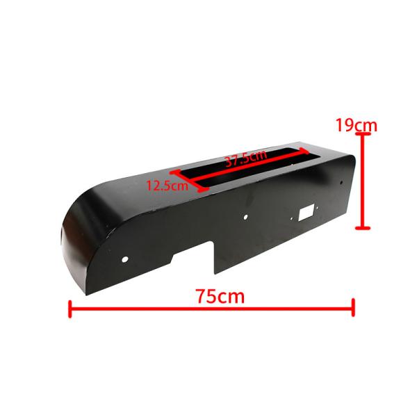 Cobertura de lâmpada de cauda preta 14100745 Cobertura de luz de cauda de ferro direita para Benz