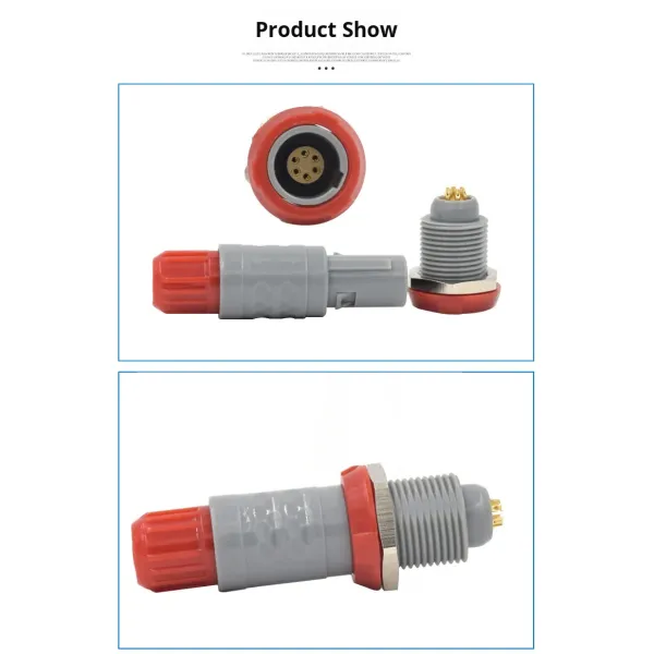 Kangeryou China Class I Blood Oxygen Probe Connector 1P6 Core Waterproof Plug Socket Plastic Self-Locking Connection 3-Year